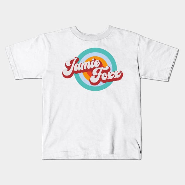 Color Circle With Name Jamie Kids T-Shirt by Mysimplicity.art